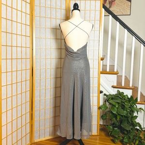 Sliver Textured Slip Dress